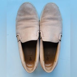 Frye Ivy Slip On Sneakers - Blush - Marbled Sole - Nubuck leather - Size 6